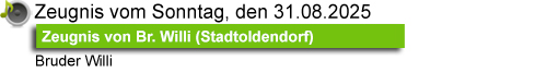 Zeugnis vom 31.08.2025